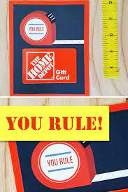 This Home Depot Gift Card Rules Gcg Gift Card Design Gift Card Homemade Gifts