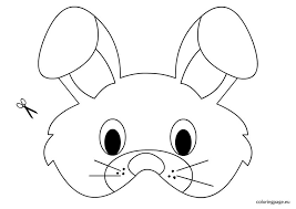 Visit the post for more. Rabbit Mask Template Coloring Page Bunny Mask Printable Easter Activities Animal Masks