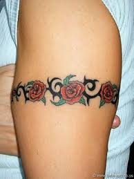 Tribal Rose Armband Tattoo Arm Band Tattoo Band Tattoo Arm Band Tattoo For Women
