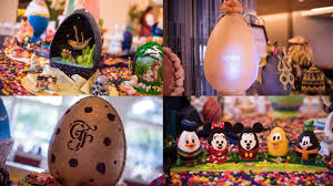 Pasa una tarde muy divertida con tus hijos, y pinten estos hermosos huevitos de pascua. La Exhibicion Anual De Huevos De Pascua De Chocolate De 2019 Esta Disponible En Grand Floridian Resort De Disney