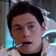 "i love that little man!" — burn gorman earring/visible ear piercing hole...