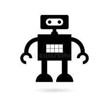 See more ideas about robot icon, robot, robot logo. Black Robot Flat Simple Icon Or Logo Stock Vector Illustration Of Body Design 130838553