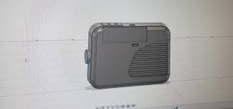 Don't really know if anybody will care, but I just started to get into  fusion 360 and decided to model Darryl Lorenz's Zeon radio (Gundam  Thunderbolt) : r/Gundam