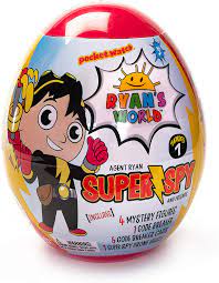 A composite video/audio cable, wired sensor bar and power adapter are also included. Amazon Com Ryan S World Super Spy Ryan S Giant Egg Full Of Secret Surprises Includes 4 Spy Themed Figures 1 Secret Spinner 6 Codebreaker Cards Hovercraft Vehicle Kids Toy Amazon Exclusive Toys Games