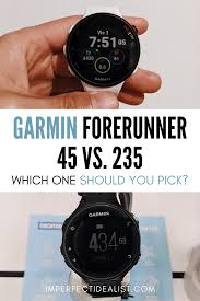 Garmin Forerunner 45 Vs 235 Which Should You Pick Garmin Forerunner Garmin Garmin Running Watch