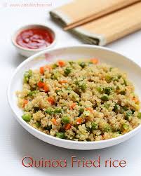 Ingredients of quinoa salad · 1/2 cup boiled quinoa · 1/4 cup chopped yellow pepper · 1/4 cup chopped red peppers · 2 tablespoon finely chopped . Quinoa Fried Rice Quinoa Fried Rice Style Quinoa Recipes Raks Kitchen