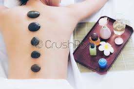 Save money online with massage & relaxation deals, sales, and discounts march 2021. Spa Conceptstone Massage On Back Relaxation For Beautiful Woman Stock Photo Crushpixel