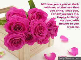 The sentiment behind a gift is often more important than useful ammunition… i mean information, to help with your birthday card wishes. Birthday Wishes With Flowers