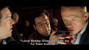 A lesson in misteaks: Hot Fuzz and Tim Messenger