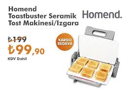Homend Toastbuster 1311 Seramik Tost Makinesi Tutar 99 90 Tl Seramik Urunler