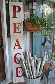 Diy Peace Sign For Christmas Cottage In The Oaks Christmas Signs Diy Christmas Wood Christmas Decorations