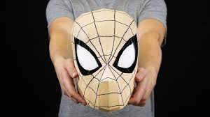 Diy Spider Man Mask With Moving Eyes Youtube Spiderman Spiderman Mask Moving Eyes