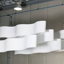 Whisperwave Sound Baffle Acoustical Solutions Acoustic Baffles Acoustic Ceiling Panels Sound Baffles
