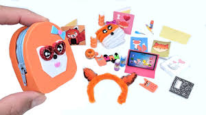 Rainbow Tinkle S World Eek More Fun Mini School Supplies 11 Diy Fox Miniatures Backpack Notebooks More Search images from huge database containing over 620,000 coloring pages. eek more fun mini school supplies