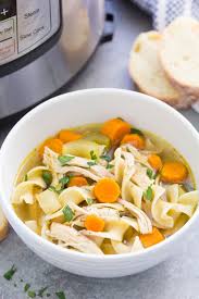 Add onion and garlic, cook for 2 minutes. Instant Pot Chicken Noodle Soup Easy And Healthy Recipe