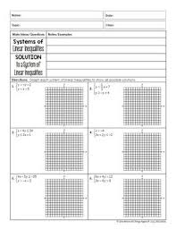 Unit 8 test review key. Systems Of Equations And Inequalities Algebra 1 Unit 5 Distance Learning