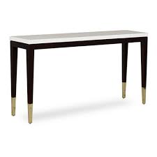 Pierre Console Table Leather Top Desks Consoles Tables Selamat Designs Interior Design Ideas Leather Console Table Console Table Console Desk