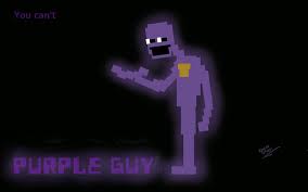Purple Man Pixel Version Fnaf By Edgar Games Purple Guy Fnaf Purple