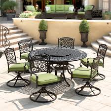 Renaissance 8 Pc Outdoor Patio Dining Set With Premium Sunbrella Fabric Sam S Club Patio Dining Set Patio Outdoor Patio