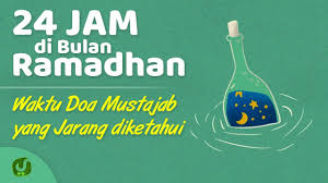 Keistimewaan ramadhan menjadi kerinduan tersendiri bagi umat islam di seluruh dunia. Puasa Ramadhan Waktu Doa Mustajab Yang Jarang Diketahui 24 Jam Di Bulan Ramadhan Youtube