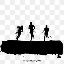 People Running Fast Sprinter Running Fast Character Png Transparent Clipart Image And Psd File For Free Download Running Silhouette People Png Silhouette People