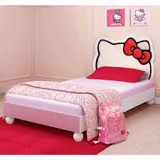 The room looks ugly and grotesque. Hello Kitty Twin Bed Amazon In