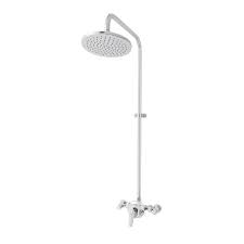 Speakman Sentinel Mark Ii 1 Handle 1 Spray Exposed Shower Faucet In Polished Chrome Valve Included S 1497 Lh The Home Depot Outdoor Shower Fixtures Outdoor Shower Shower Faucet