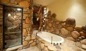 This natural decorative river rock is another option that you can choose to decorate your bathroom sink. 52 Ideas Bath Room Rustic Shower River Rocks Rustic Shower Amazing Bathrooms Rock Shower