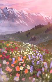 Pin By Kamille On Alexandra Kern Illustrations Landscape Art Anime Scenery Wallpaper Scenery