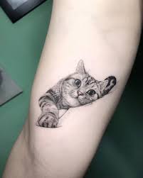 15 Of The The Coolest Cat Tattoos On Instagram Cute Animal Tattoos Cat Tattoo Cute Cat Tattoo