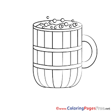 Check out our beer mug selection for the very best in unique or custom, handmade pieces from our drink & barware shops. Beer Mug For Free Coloring Pages Download