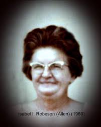Isabel Irene (Allen) Robeson (1919-2010)