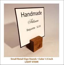 Pin On Hardwood Stands Sign Holders Menu Stands