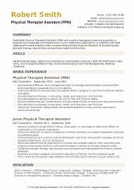 Experienced Physical Therapist Resume Unique Physical Therapist Assistan Physical Therapist Assistant Physical Therapy Assistant Occupational Therapy Assistant