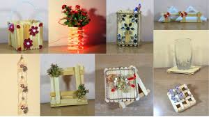 Here, you will surely get a handful of ideas for decorating! Diy Top 9 Ice Cream Stick Craft Craft Ideas Home Decor Room Decor Creativity With Me Cwm 24 Youtube