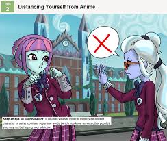 Iii' distancing yourself from anime keep an eye on your behavior. Horsegirl Anime My Little Pony Equestria Girls Know Your Meme