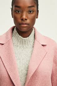 Pardessus en laine double face