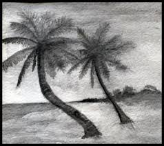 How To Sketch A Beach Draw A Realistic Beach Step 2 Beach Drawing Pencil Drawings Easy Pencil Drawings See how to draw a beach, draw the sea, draw clouds and draw palm trees, in this simple pencil drawing for beginners.