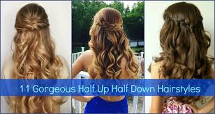 The half up and half down hairstyle is versatile and can be worn to a formal event or a day at the beach. 11 Gorgeous And Elegant Half Up Half Down Hairstyles