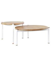 Find & download free graphic resources for coffee. Sisters Round Wood And Metal Coffee Table Take Me Home Color White Finish Oil