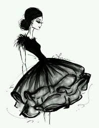 Black And White Fashion Black White Fashion Illustration Print Fashion Art Fashion Illustration