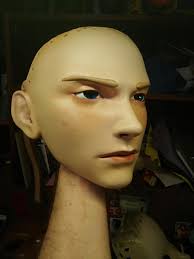 I have been trying to figure out a hot glue method to make a wig for the  23" goose. So far I have used a tablespoon and drizzled hot glue onto it