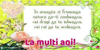 Felicitari De Zi De Nastere La Multi Ani