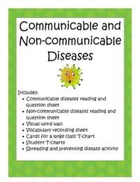 diseases communicable and non communicable health lesson