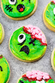 You do need to beat a long time to avoid a gritty texture from the granulated sugar. Zombie Cookies Decorated With Homemade Frosting Chelsweets