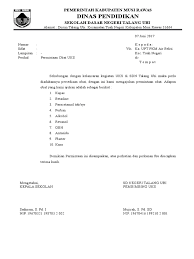 Contoh surat permohonan dana #2. Permintaan Obat Uks