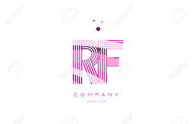 Smith, independence, ohio, usa 1978: Rf R F Alphabet Letter Logo Pink Purple Line Font Creative Text Dots Company Vector Icon Design Template Royalty Free Cliparts Vectors And Stock Illustration Image 79356068