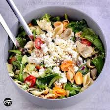 C Est Ma Fournee Salade De Pates A La Grecque Salade De Pates Recette Salade Ete Salade De Pate Grecque