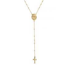 Maybe you would like to learn more about one of these? Made In Italy Beaded Rosary Necklace In 14k Tri Tone Gold 18 Zales