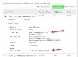 You can your existing debit card to open your paypal account: Paypal Sandbox Test Credit Card Numbers Stack Overflow
